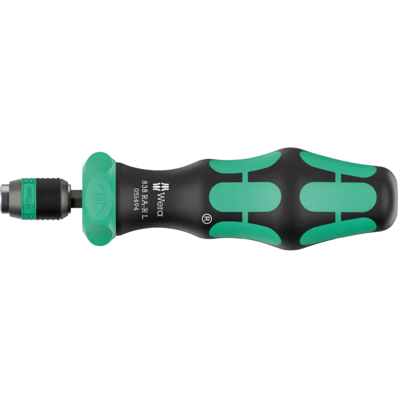 Wera 05051494001 838 RA-R L Bitholding Screwdriver with Ratchet Functionality 1/4" x 140 mm